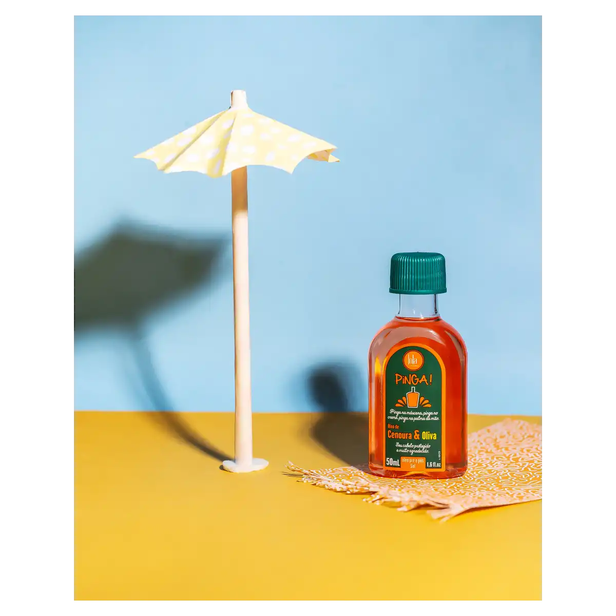 Óleo Cenoura e Oliva Pré e Pós Sol Toque Seco Lola from Rio Pinga! Frasco 50ml