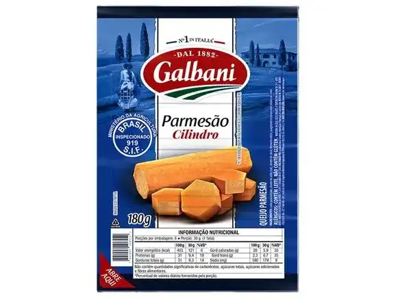 Queijo Parmesao Galbani Cilindro 180g
