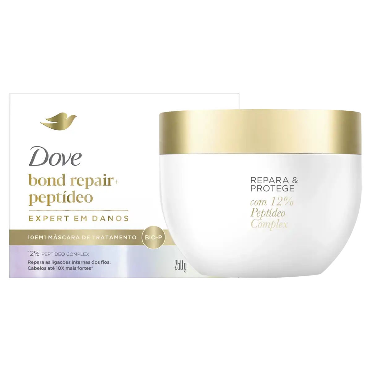 Máscara de Tratamento Dove Bond Repair + Peptídeo Caixa 250g