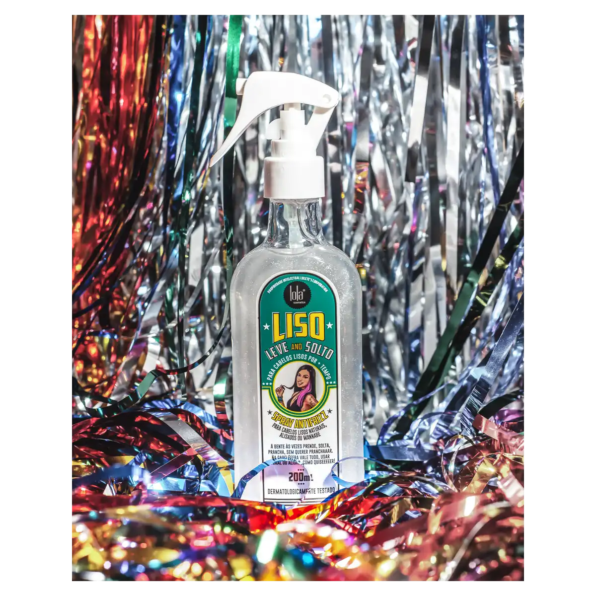 Finalizador Antifrizz Lola from Rio Liso, Leve and Solto Frasco 200ml Borrifador