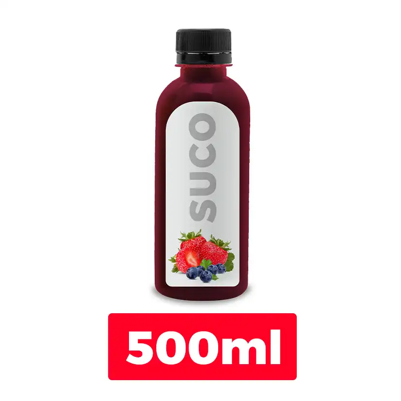 Suco De Morango e Mirtilo 500ml