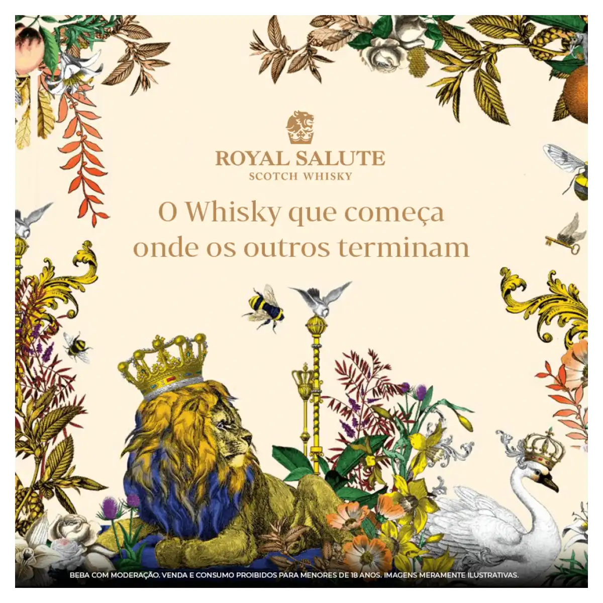 Whisky Escocês Blended Royal Salute The Blended Grain Garrafa 700ml