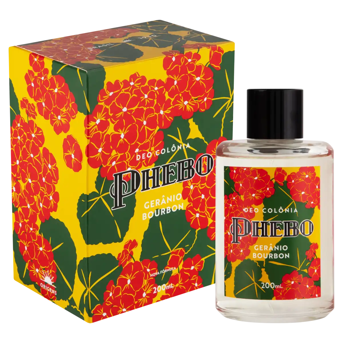 Deo Colônia Gerânio Bourbon Phebo Caixa 200ml
