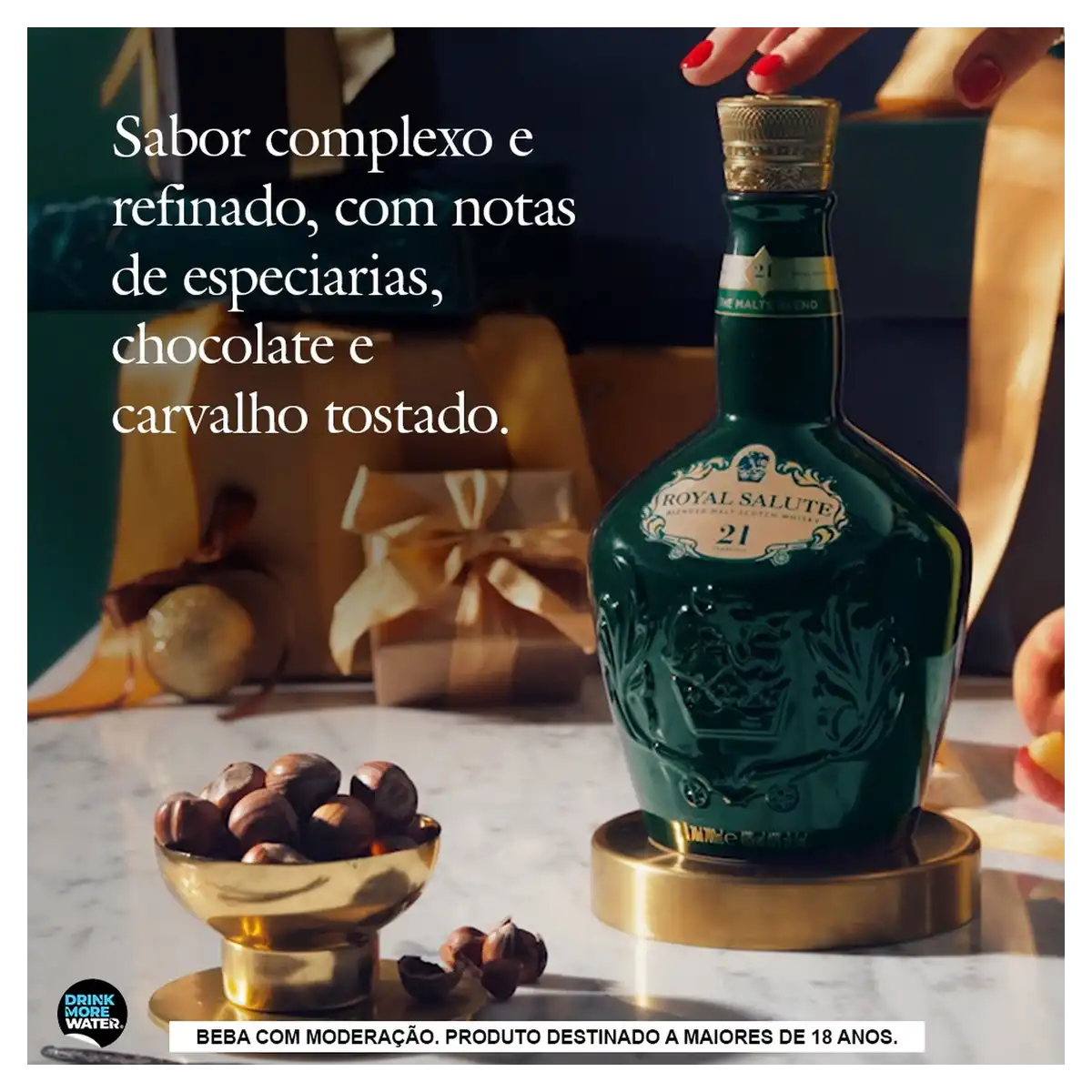 Whisky Escocês Blended Royal Salute The Malts Blend Garrafa 700ml