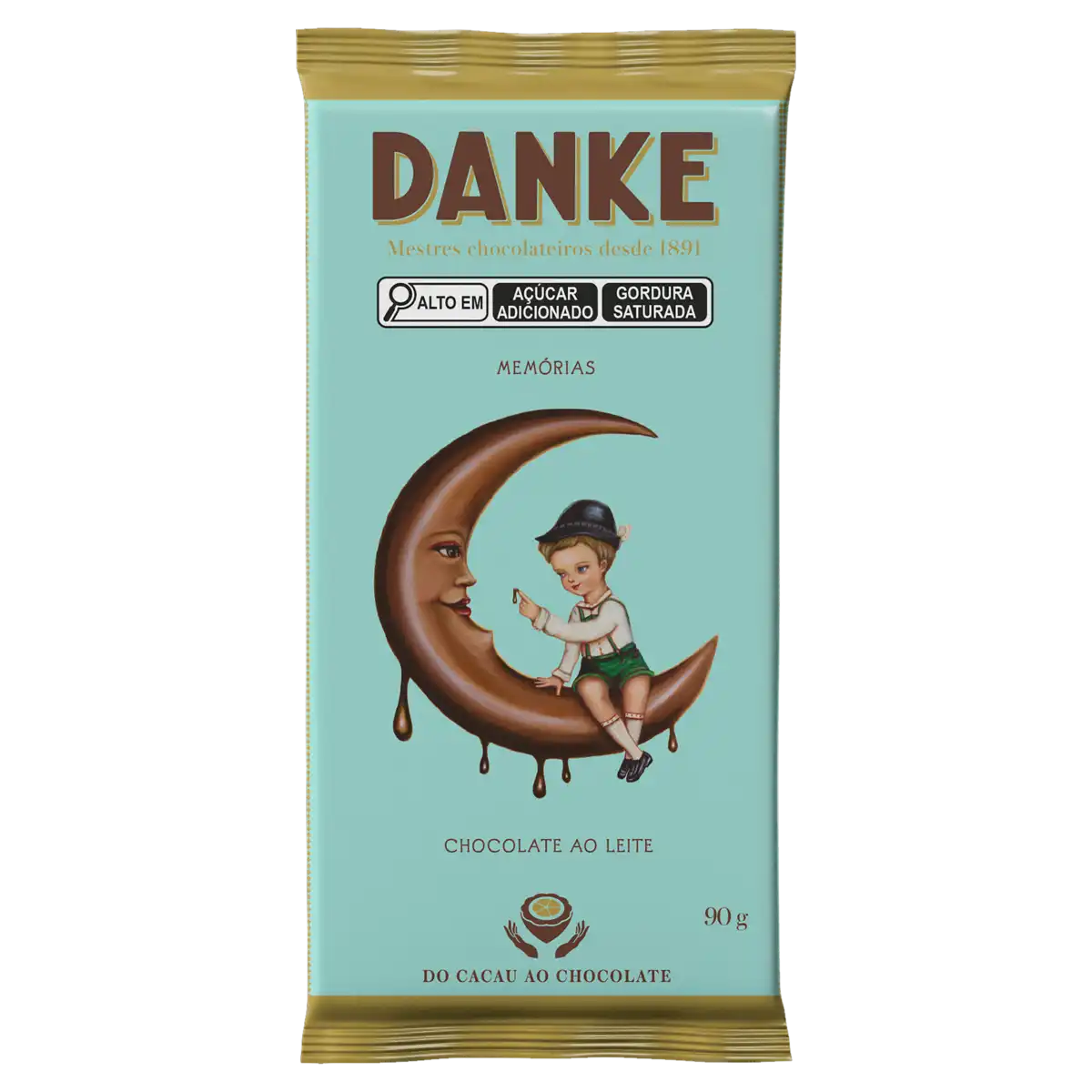 Chocolate ao Leite Danke Memórias Pacote 90g