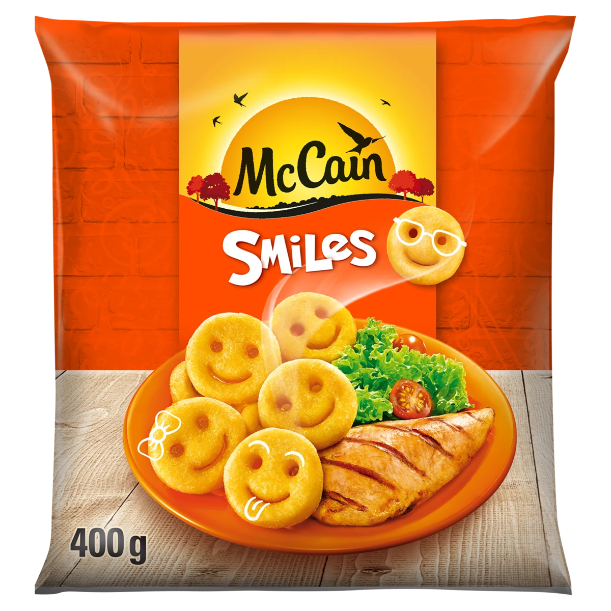 Batata Pré-Frita Smiles Congelada McCain Pacote 400g