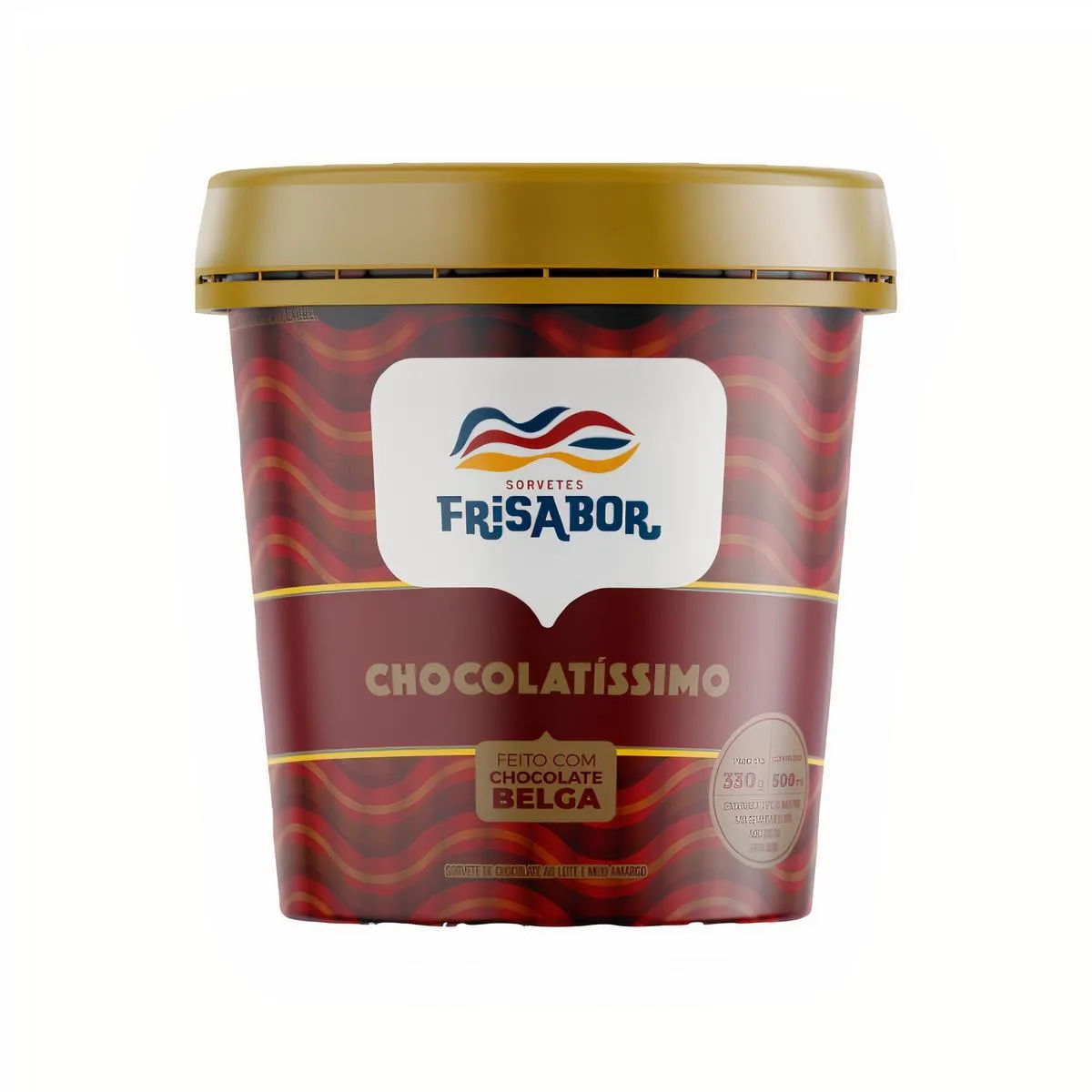 Sorvete Frisabor 500ml Chocolatissimo