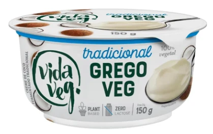 Iogurte Vida Veg 150g Grego Tradicional