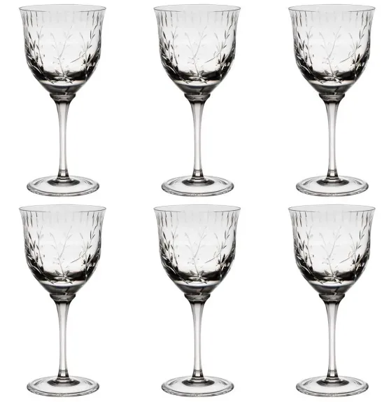 Jogo de Taças Para Água em Cristal Strauss 6 Peças 520ml