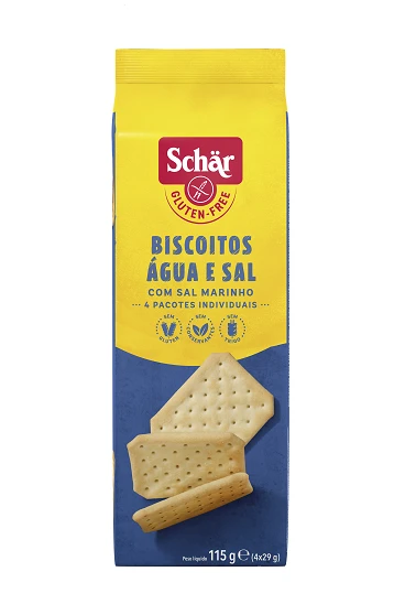 Biscoito Salgado Schar 115g Agua e Sal
