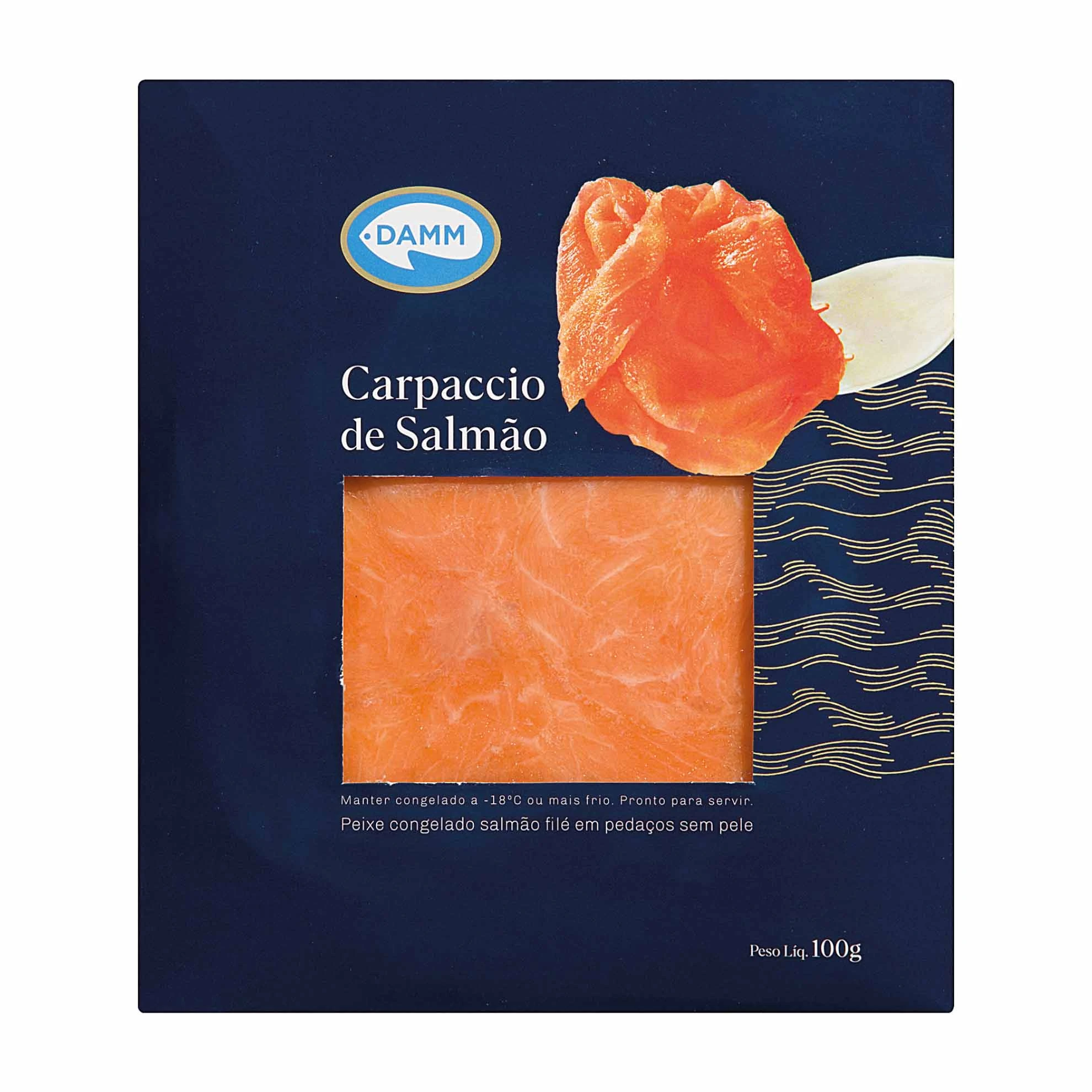 Carpaccio Damm 100g Salmao