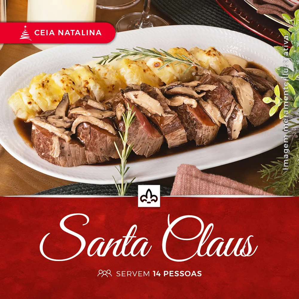 Ceia Santa Claus - Natal Und.