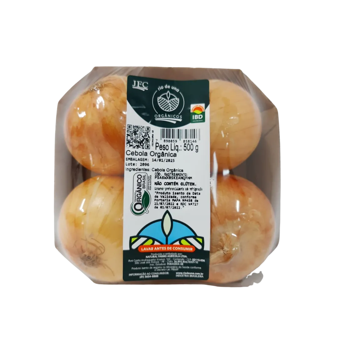 Cebola Rio De Una 500g Organico