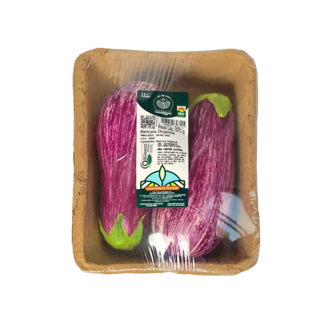 Berinjela Rio De Una 570g Organico