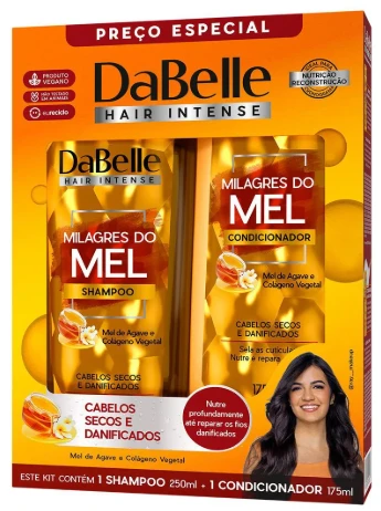 Kit Sh 250ml + Cond 175ml Dabelle Milagres Do Mel