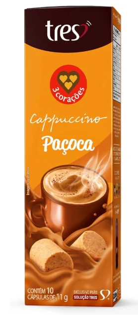 Caps Cafe 3Coracoes 110g Cappu Pacoca