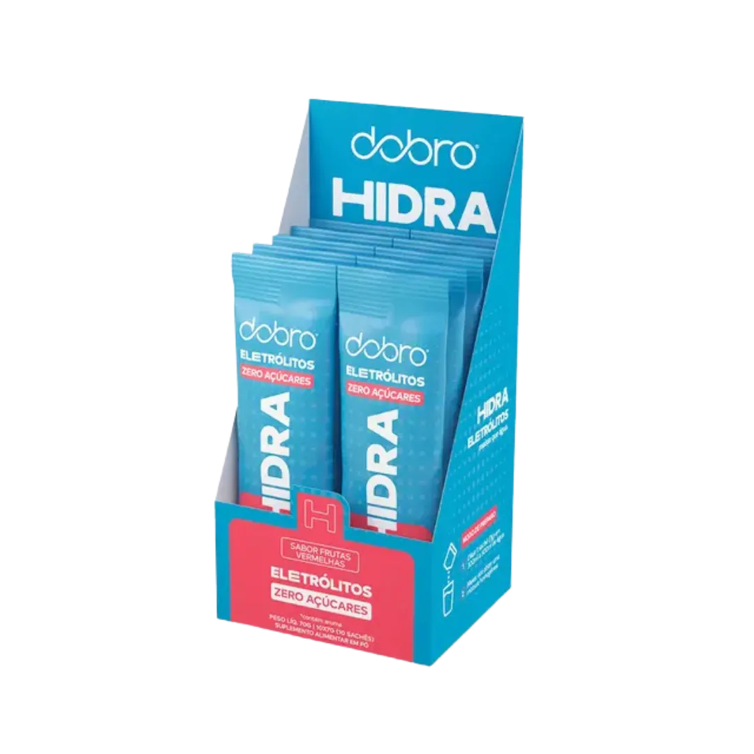 Hidra Eletrolitos Dobro 10x7g Frutas Vermelhas