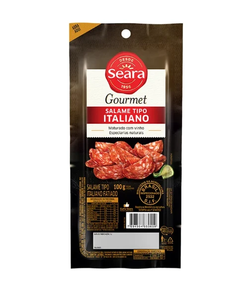 Salame Italiano Fatiado Seara 100g
