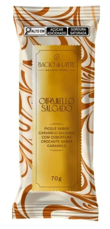 Picole Bacio Di Latte Caramello Salgado 65g