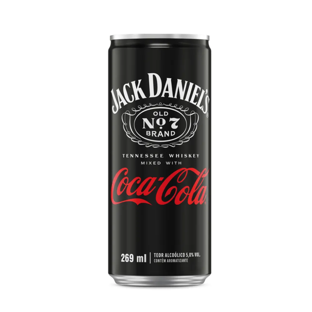 Bebida Mista Coca Cola Whisky Jack Daniels 269ml