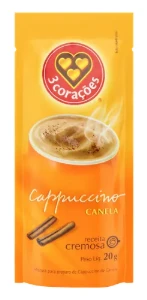 Cappuccino 3 Coracoes Canela Sache 20g
