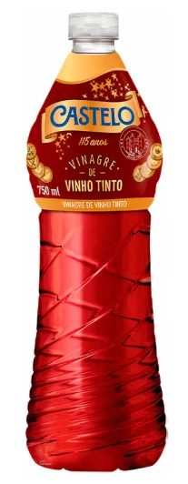 Vinagre Castelo De Vinho Tinto Classic 750ml