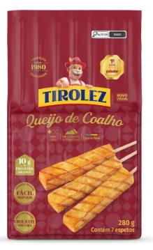 Queijo Coalho Tirolez 7 Und espeto 280g