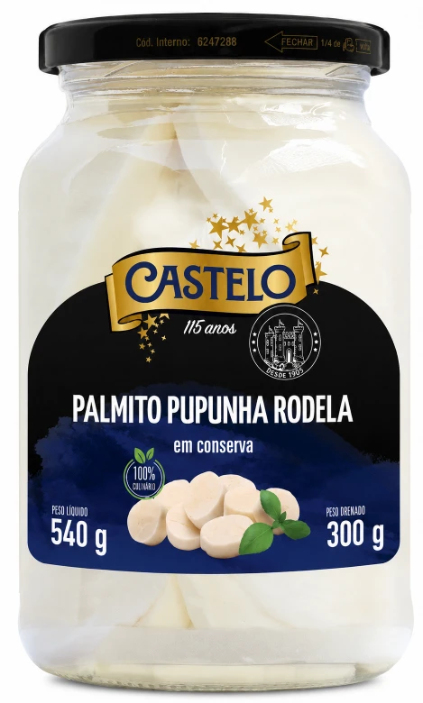 Palmito Castelo 300g Pupunha Inteiro