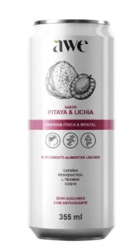 Energetico Awe Pitaia e Lichia Lata 355ml