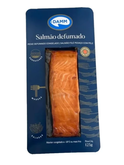 Salmao Damm Pedaco Defumado 125g