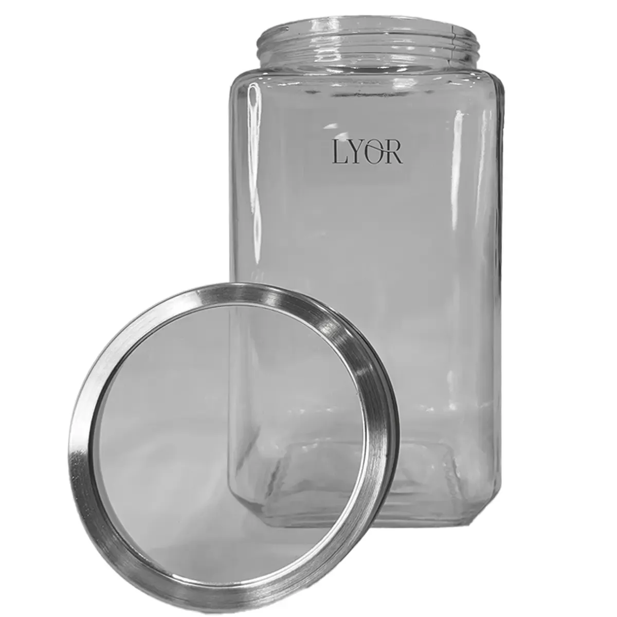 Pote Lyor Gastro Tampa Prateada 2,2l