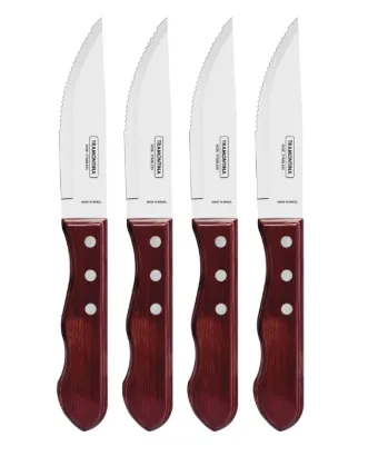 Jg Facas Tramontina 4pcs Polywood Cab Vm