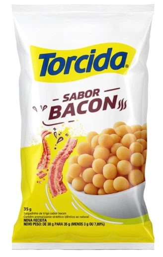 Salgadinho Torcida 35g Bacon
