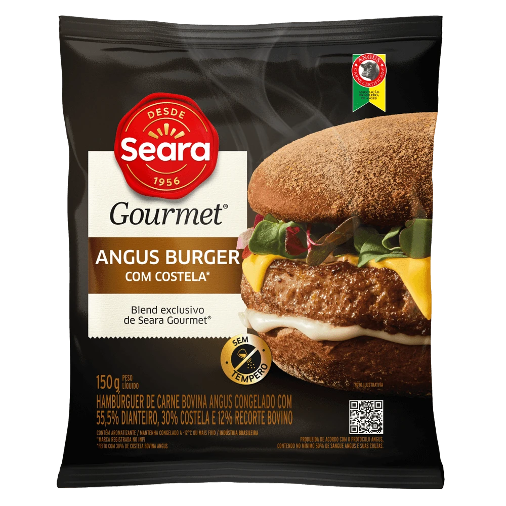 Hamburguer Seara Gourmet Costela 150g