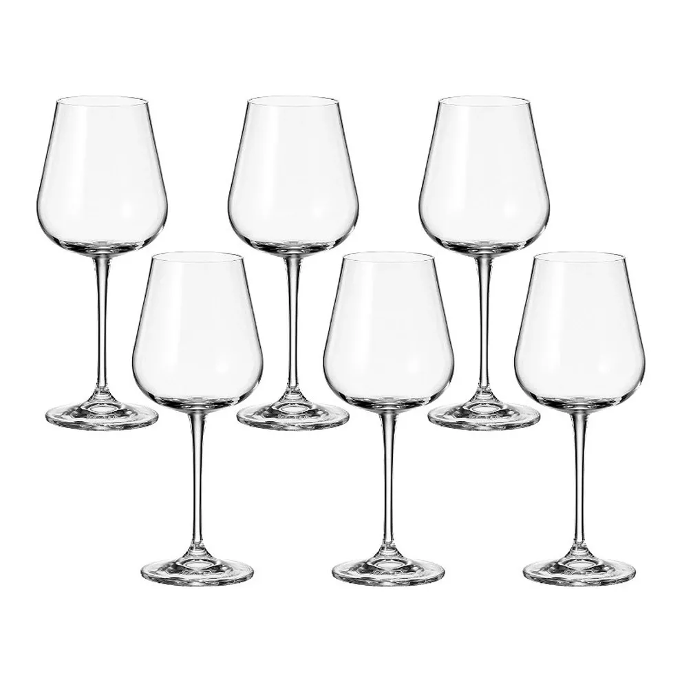 Jg Tacas Vinho Bohemia 6pcs Ardea Bco 450ml