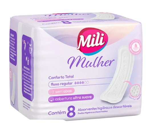 Absorv Mili 8und Mulher Conforto S/Abas