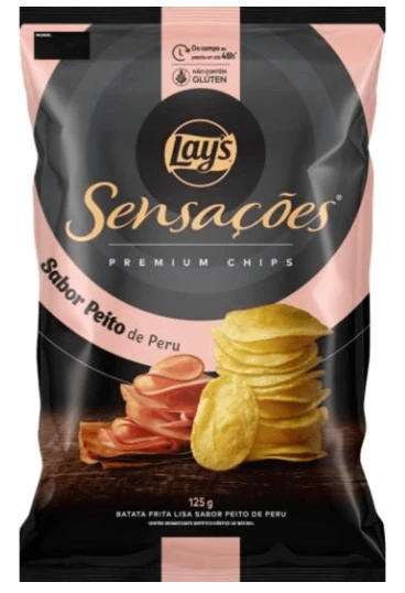 Salgadinho Sensacoes 125g Peito de Peru