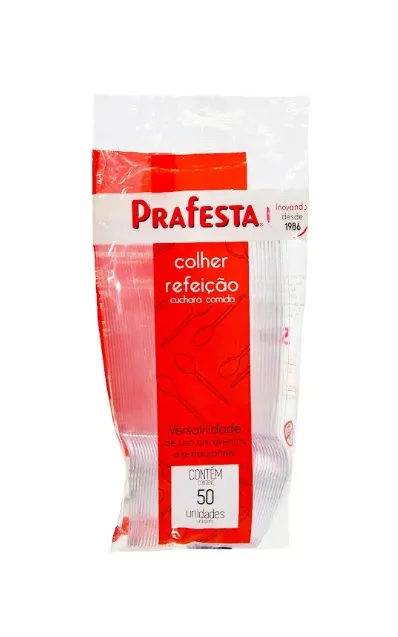 Colher Prafesta Refeição C/50 Und