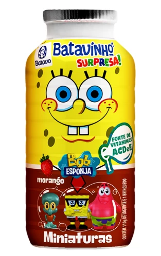 Iogurte Batavo Bob Esponja Morango 110g