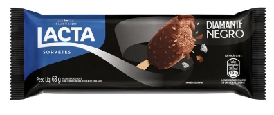 Picolé Lacta Diamante Negro 68g