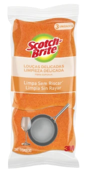 Esponja Scotch Brite Não Risca 3und