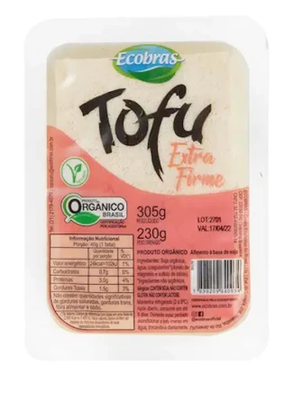 Queijo Tofu Ecobras Organico 230g