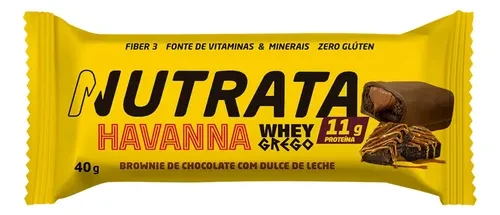 Barra Protein Nutrata 40g  Grego Brownie
