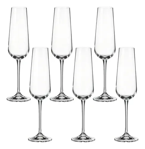 Jg Tacas Bohemia 6pc Champan Ardea 220ml
