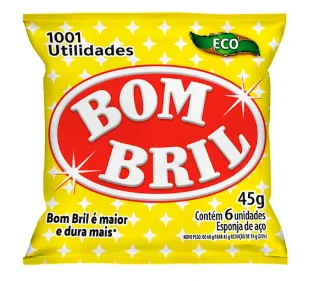 Esponja de Aco Bombril 6 und 45g