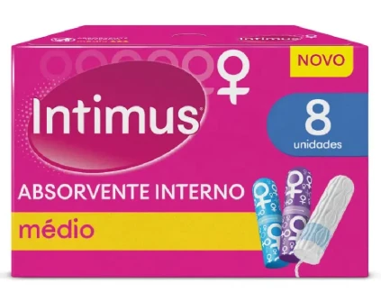 Absorvente Interno Médio Intimus 8und