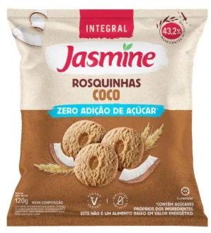 Rosq Integral Jasmine 120g Z Acucar Coco
