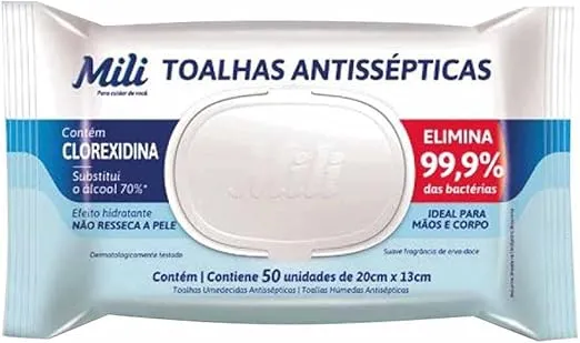 Lenco Umedecida Mili 50und Antissepticas