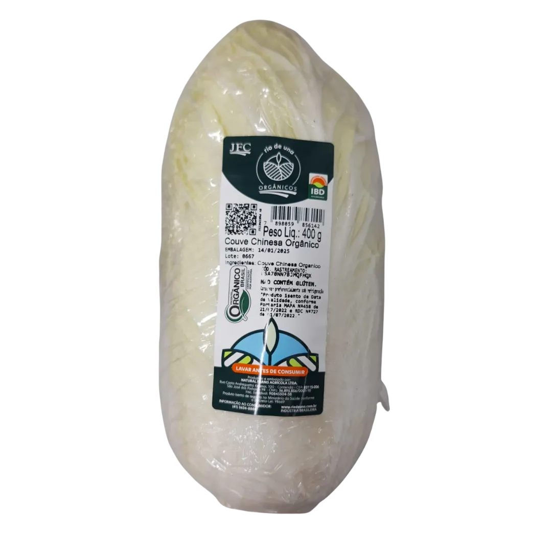 Couve Chinesa Rio De Una 400g Organico