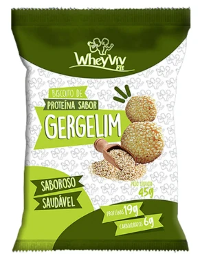 Biscoito Whey Viv 45g Gergelim